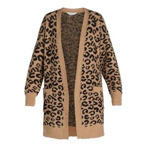 Leopard Print Cardigan